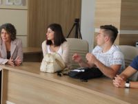 Gençler, belediyeyi ziyaret etti