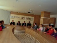 Belediyede birim müdürleriyle toplantı