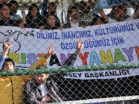 Dersimspor maçında barış pankartı açıldı