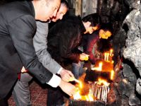 Belediye Eş Başkanları çıla yakıp niyaz dağıttı