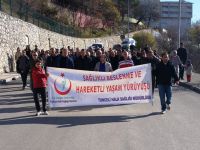 Dersim’de sağlıklı beslenme ve hareketli yaşam yürüyüşü