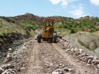 Tunceli’de yol yapım çalışmaları