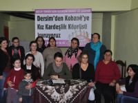 Dersim Yenigün Kadın Derneğinden Kobane için yardım