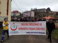 Mazgirt’te sağlıklı yaşam yürüyüşü