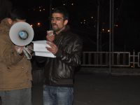 Üniversite öğrencilerinden Maraş ve Roboski protestosu