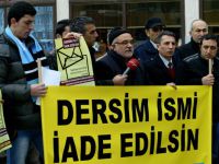 Dersim için eylem yaptılar