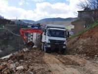 Otogarın bağlantı yolları yapılmaya başlandı