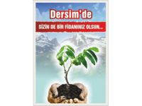 Dersim Fidanlarla Hayat Bulacak