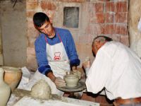 Çömlek ustası mesleğini gençlere öğretmek istiyor-ÖZEL HABER-