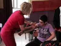 Ovacık’ta öğrencilere kan taraması yapıldı