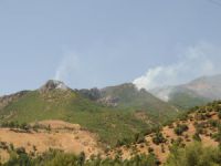 Helikoptere ateş açıldı