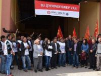 Munzur Su işçilerinin grevi sürüyor