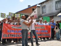 Ovacık’da siyanürle altın arama protesto edildi