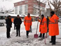 Eşbaşkan Altun,Kar Çalışmalarını Denetledi