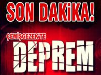 Çemişgezek’te Korkutan Deprem; 3.9