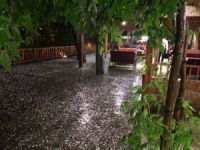 Dersim’de ceviz büyüklüğünde dolu yağışı