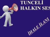 İHALE İLANI - Tunceli İl Özel İdaresi