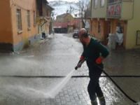 Hozat’ta temizlik çalışması başladı