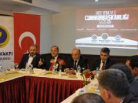 “Her yönüyle cumhurbaşkanlığı sistemi” paneli düzenlendi