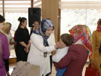 Emine Kaymak, asker aileleri ile kahvaltıda buluştu