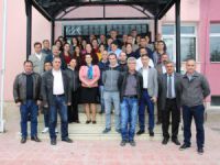 Emekliye ayrılan çalışanlar kuruma veda etti