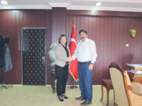 Mal Müdürü Gözen’den Polat’a ziyaret