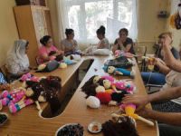 Çocuklar için organik oyuncak bebek