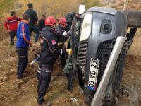 Dersim'de kaza: 1 yaralı