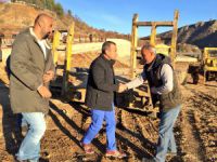 Vali Sonel, çalışmaları yerinde inceledi