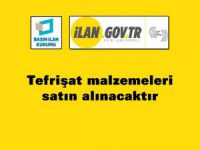Tefrişat malzeme alımı yapılacaktır