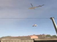 Bitlis'te semalarında helikopter hareketliliği