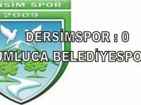 Dersimspor ilk hazırlık maçından farklı mağlup ayrıldı