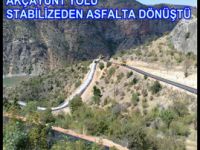 Akçayunt Köyyolu asfalt yapıldı