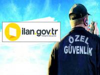 Özel güvenlik personel hizmeti alınacaktır