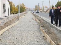 Vali ve Belediye Başkan Vekili Sarıibrahim, çalışmaları yerinde inceledi