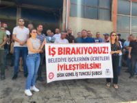 Belediye çalışanları: “Belediye işçilerinin ücretleri iyileştirilsin!”