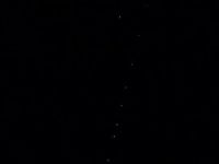 Starlink uyduları Pülümür ilçesi semalarında görüldü