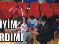 Pertek’te 240 öğrenciye giyim yardımı