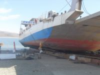 Pertek Belediyesinde Feribot Tadilat Çalışması