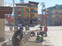 Pertek’te kilitli parke çalışması