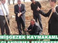 Çemişgezek Kaymakamlığı 25000 Fidanı Toprakla Buluşturuyor