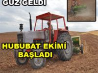 Çemişgezek’li Çiftçiler Hububat Ekimine Başladı