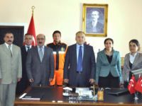 Kaymakam Türköz'e ziyaret