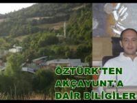 Öztürk, köydeki çalışmalar hakkında bilgiler verdi