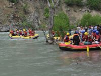 Tunceli’de Rafting Keyfi