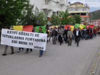 Tunceli'de 5 Üniversitelinin Gözaltına Alınması Protesto Edildi
