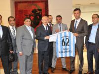 Dersimspor Kulübünden Kılıçdaroğlu'na ziyaret