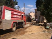 Ovacık'ta caddelere parke taşı döşeniyor