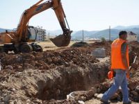 İnönü Mahallesinde kanalizasyon şebekesi çalışması