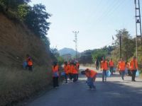 Belediyeye alınan 50 İşçi, Şehir merkezinde temizliğe başladı